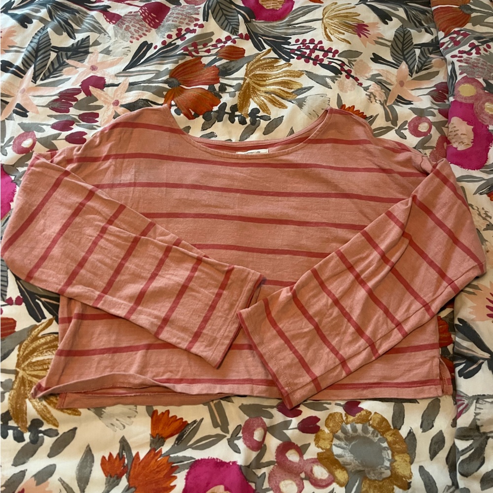 Madewell cropped long sleeve